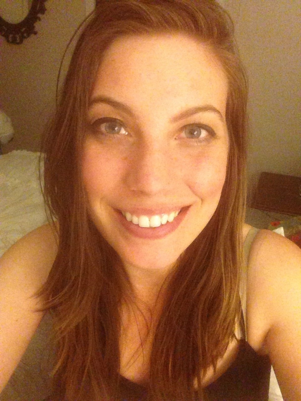 Turning in for bed at 11:30. After an afternoon/evening of BBQing with friends, how does my eye make up look? Â