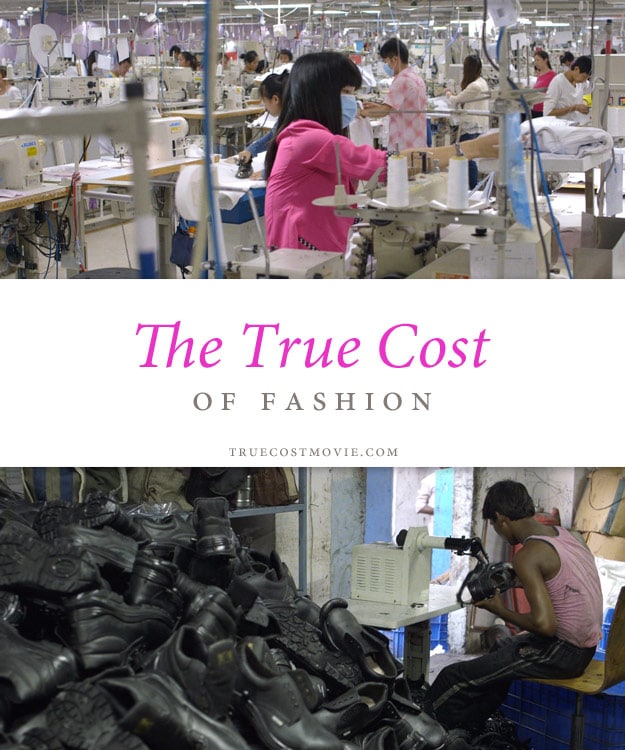 None of the pictures in this post are mine. They are all credited to The True Cost.