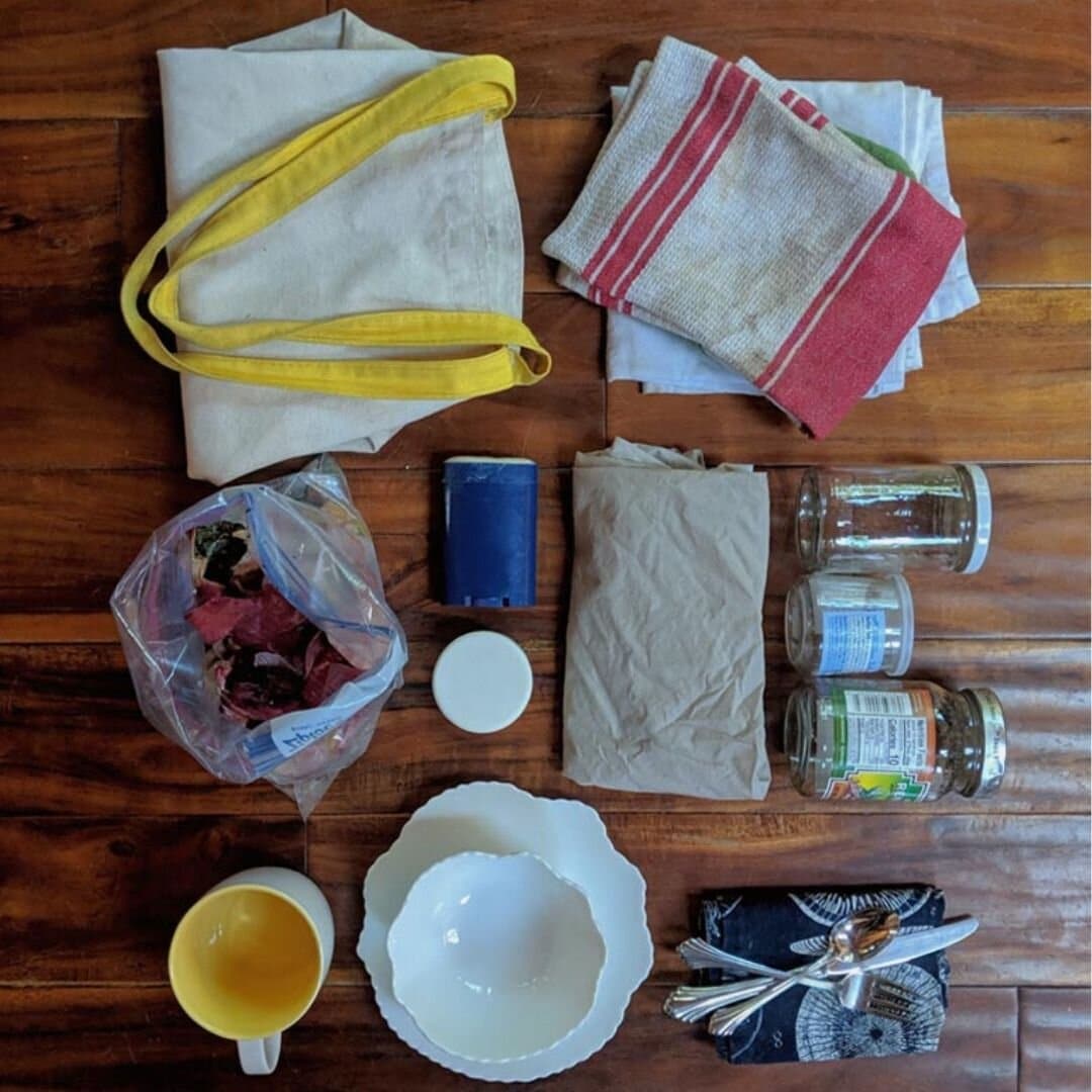 zero waste living is about using old items | 8 Things I Wish I Knew BEFORE Going Zero Waste from www.goingzerowaste.mom #zerowaste #ecofriendly #gogreen #sustainable #zerowasteliving