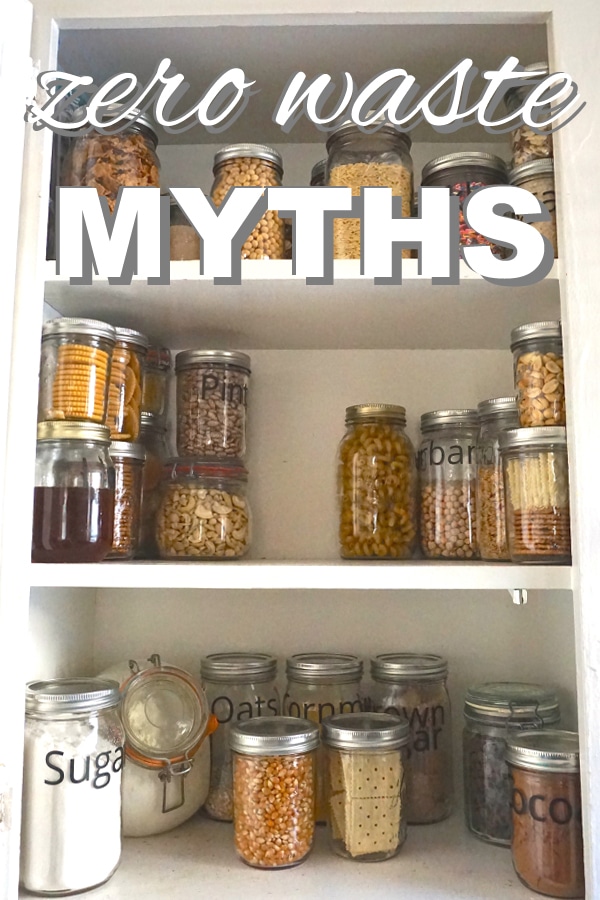 Is Zero Waste Living More expensive? Does it take more time to live a zero waste lifestyle? Busting a few zero waste myths from www.goingzerowaste.mom #zerowaste #sustainableliving #ecofriendly #savemoney #budget