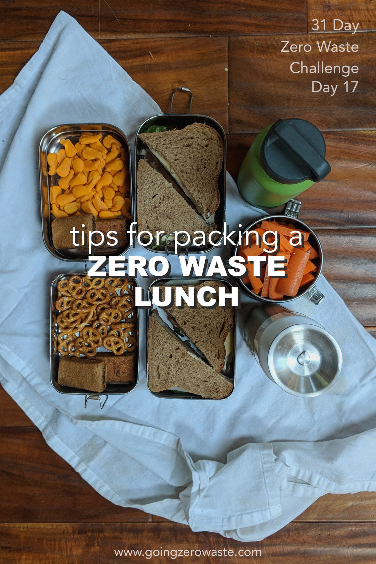 from www.goingzerowaste.mom #zerowaste #ecofriendly #gogreen #sustainable #zerowastechallenge #challenge #sustainablelivingchallenge #packawastefreelunch