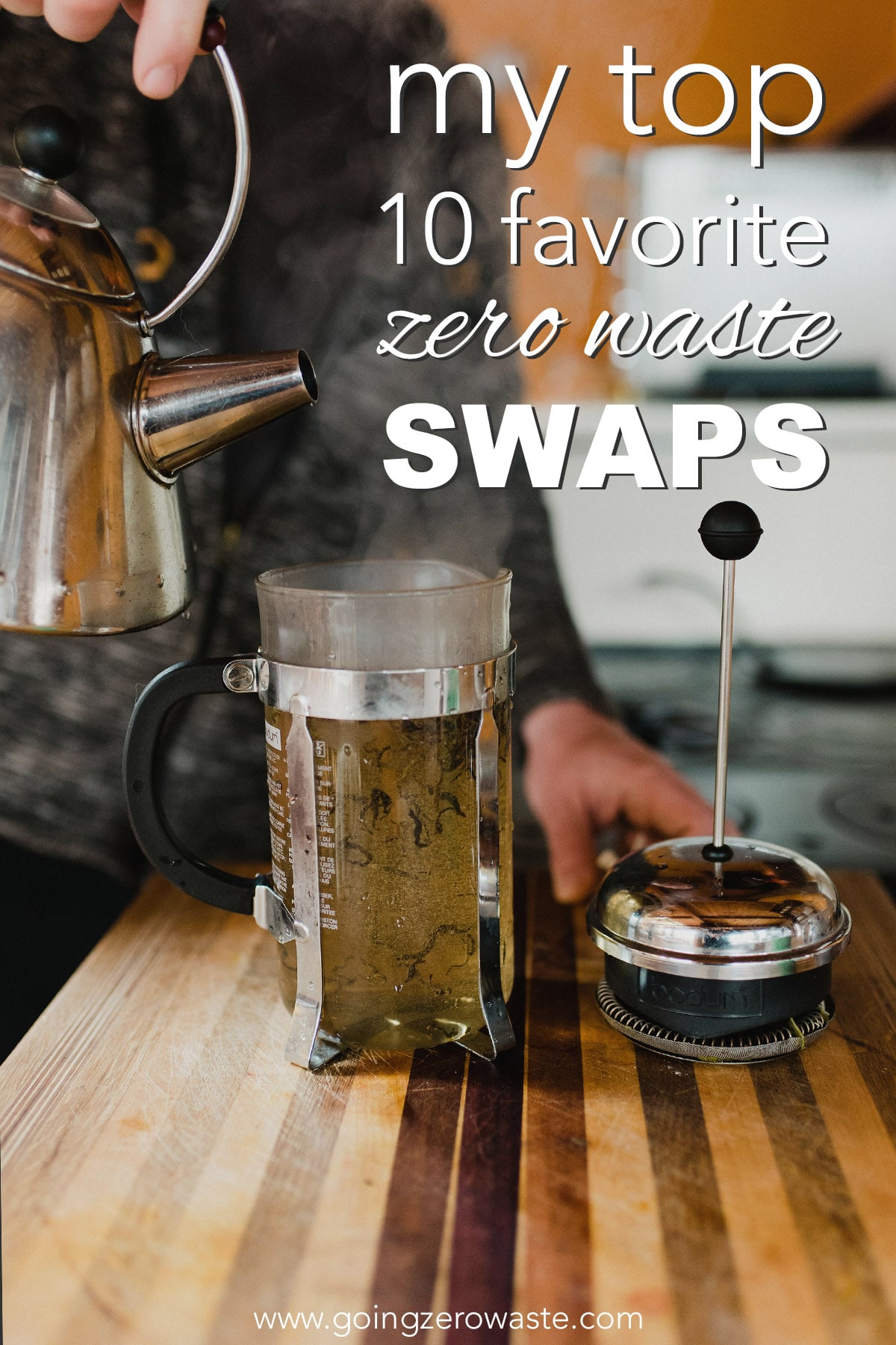 My Top 10 Favorite Zero Waste Swaps from www.goingzerowaste.mom #zerowaste #ecofriendly #gogreen #sustainable #zerowasteswaps #plasticfree #easyswaps #zerowasteforbeginners