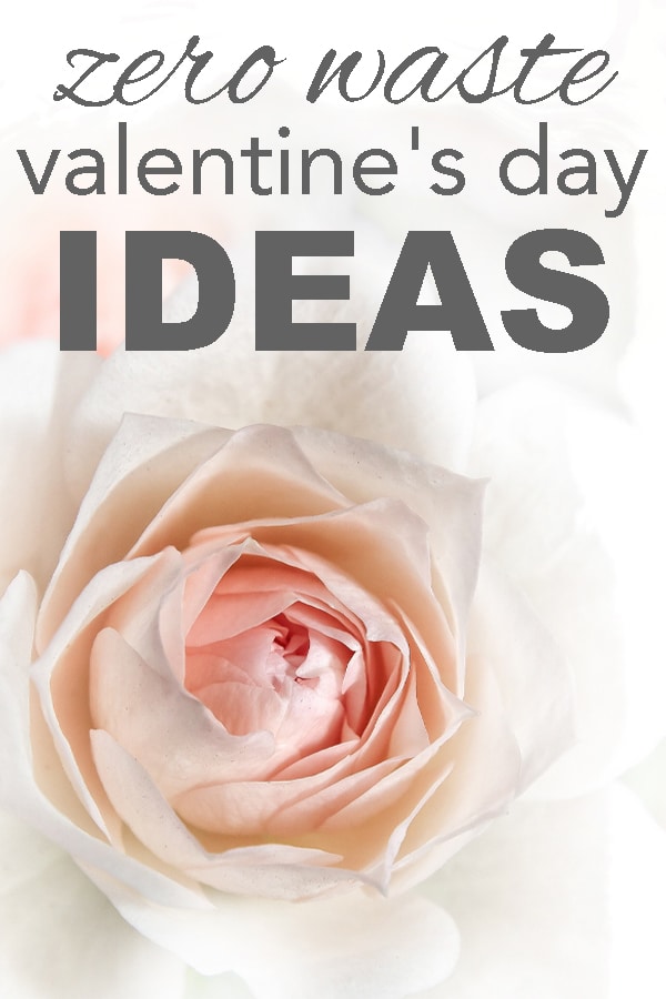 Zero waste valentine's day ideas from www.goingzerowaste.mom #zerowaste #gogreen #valentinesday #valentines #giftideas #lowwaste #giftsforkids 