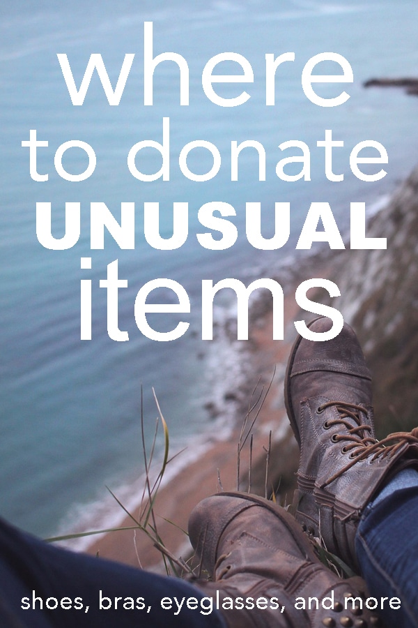 Where to donate unusual items from www.goingzerowaste.mom #zerowaste #donate #donatingunusualitems #wheretodonateeverything