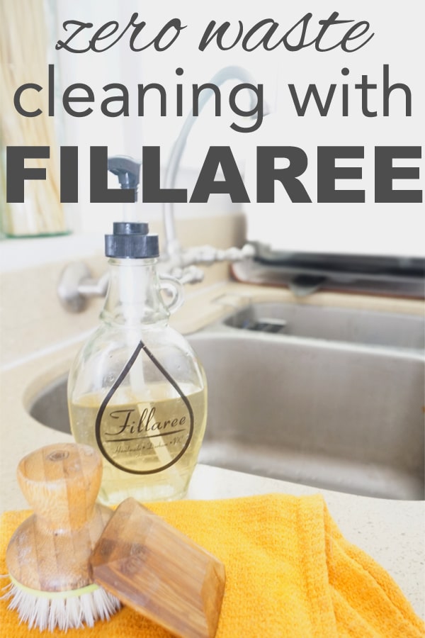 zero waste cleaning with Fillaree from www.goingzerowaste.mom #cleaning #zereowaste #ecofriendly #refill