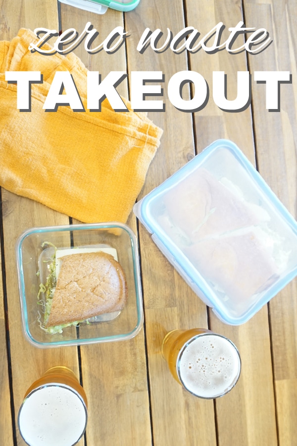 Zero Waste Takeout from www.goingzerowaste.mom #zerowaste #takeout #sustainable #ecofriendly #gogreen #plasticfree