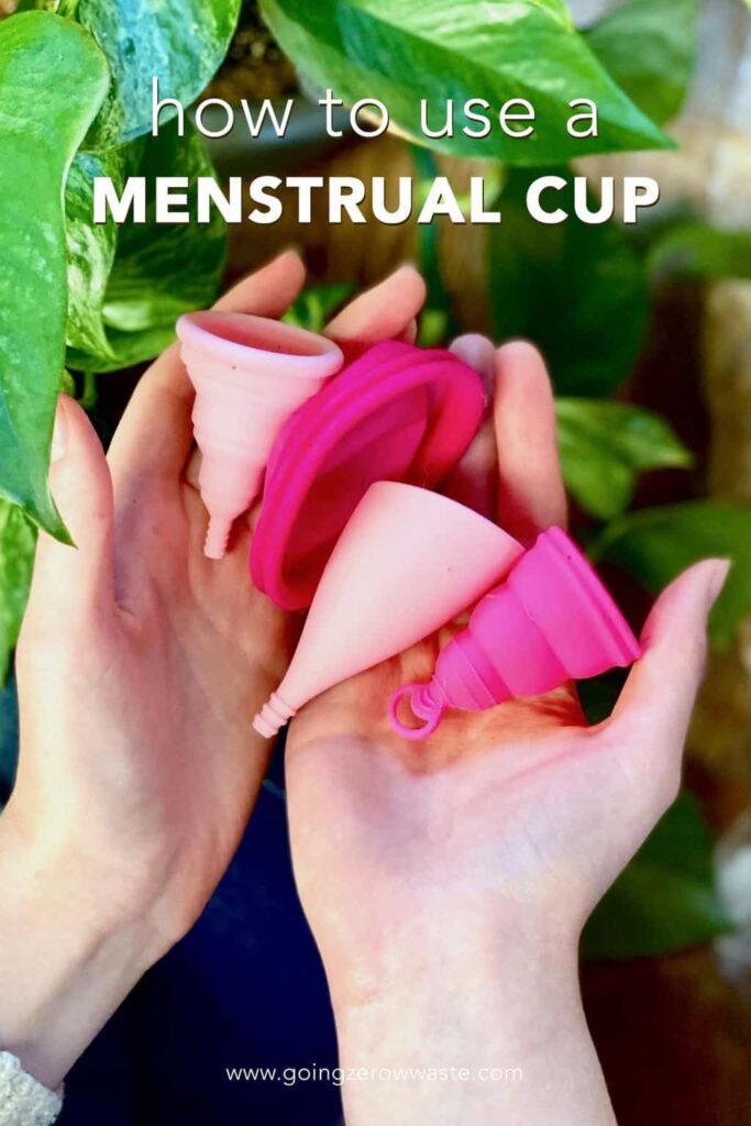 Which reusable menstrual cup is right for you from www.goingzerowaste.mom #zerowaste #menstrualcup #intimina #periodcup #lowwaste #periods #sustainable #wellness